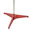 6ft. Pre-Lit Red Tinsel Artificial Pop-Up Christmas Tree, Clear Lights